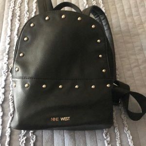 Studded leather bag
